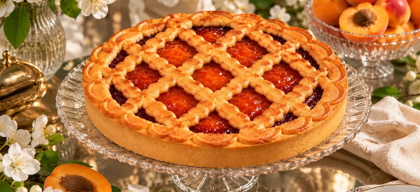 Homemade crostata
